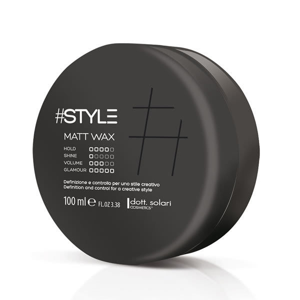 Matt wax cera styling